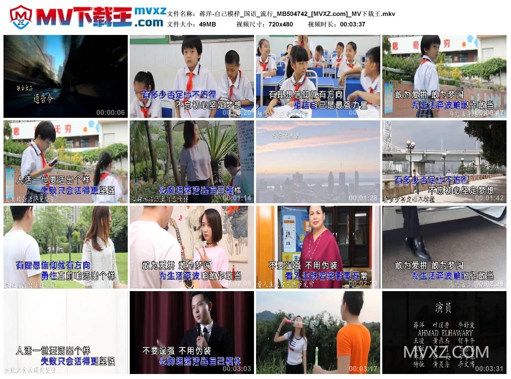 蒋洋-自己模样_国语_流行_MB504742